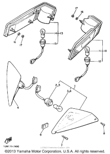 XVZ13DS Поворотники