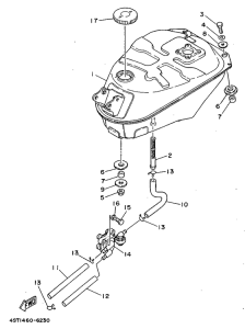 T105E Топливный бак