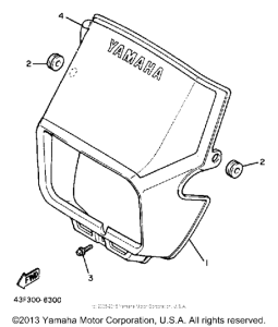 XT600UC (CA ED.) Обтекатели