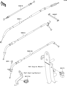 ZR1000 Тросы управления