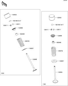 EX300 Клапана