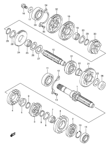 VL800 Трансмиссия