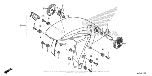  Переднее крыло