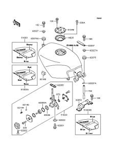 EX250 Топливный бак