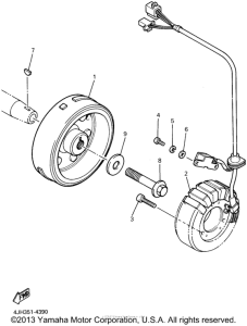 YZF600RPC Генератор