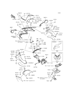 ZX1400 Cowling(1 / 2)(Upper)