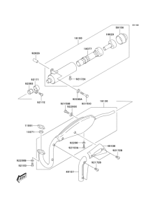 KDX50 Глушитель