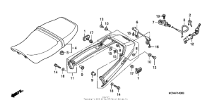 CB750 Сиденье