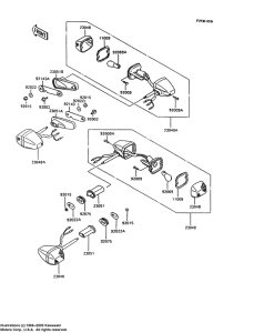 ZX600 Поворотники