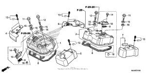 VT750C2B Крышка головки цилиндров