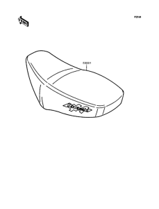 KMX50 Сиденье