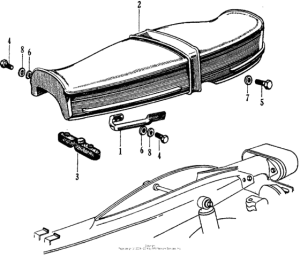 SS125 Сиденье