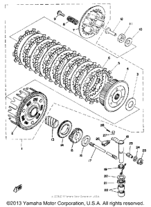 XT500C Сцепление
