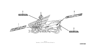 NHX110 Наклейки
