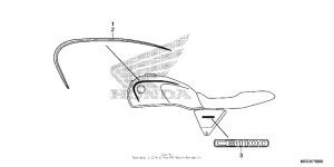 CB1100S (ABS) Наклейки