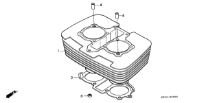 CB250 Цилиндр