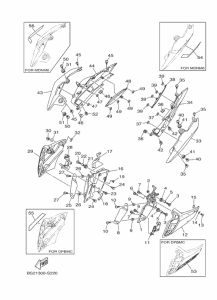 MTN850-A Боковые обтекатели
