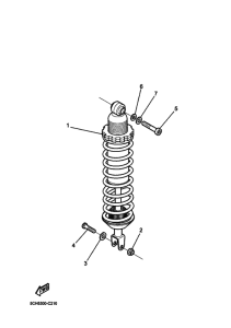 TT600RE Задняя подвеска