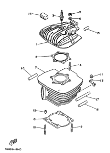 TY250S Цилиндры