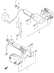 DR650 Поворотники