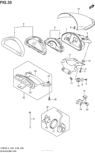 VZ800 Speedometer (Vz800L3 E33)