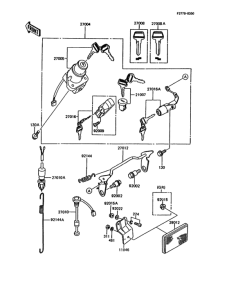 KMX200 Замок зажигания