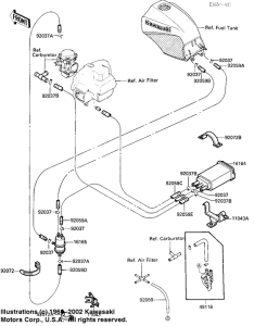 ZX900 Адсорбер с активированным углем в сборе