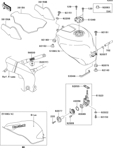 ZX600 Fuel tank(1 / 2)