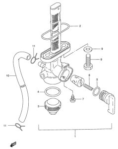 GN125 Топливный кран