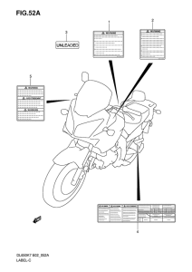 DL650 (ABS) Honda mark