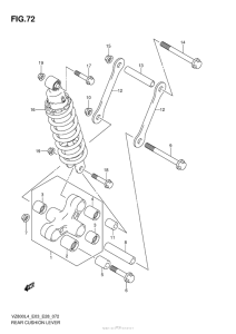 VZ800 Rear Cushion Lever (Vz800L4 E28)
