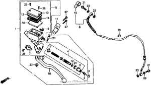 VT1100C Цилиндр сцепления