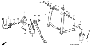 VFR800 (ABS) Stand comp