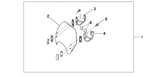 SLR650 Ветровое стекло