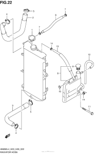 AN650Z Радиатор и Патрубки