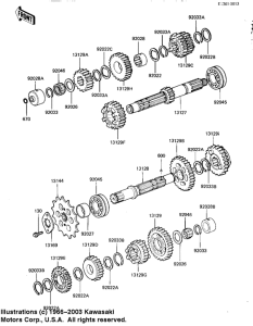 KZ1100 Трансмиссия