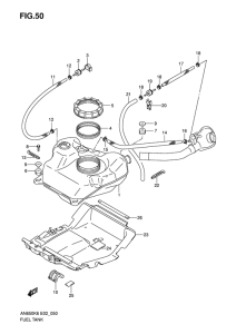 AN650 (ABS) Tank fuel
