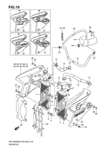 DR-Z400 Радиатор