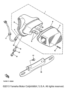 XV535SJC Фонарь