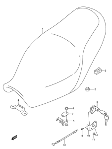 GSX750 Пружина