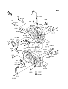BJ250 Картер двигателя