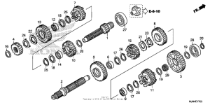 CTX1300 (ABS) Трансмиссия
