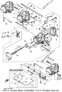 XJ600SF Карбюратор