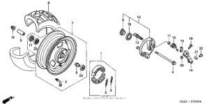 NPS50 Переднее колесо