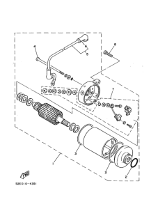 SRX250F ｽﾀｰﾃｲﾝｸﾞﾓｰﾀ