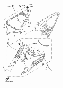 YZF-R6 Боковые обтекатели