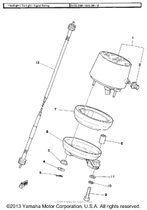 IT250F Спидометр