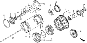 VF1100S Сцепление