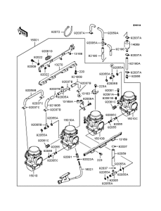 ZR1100 Карбюратор