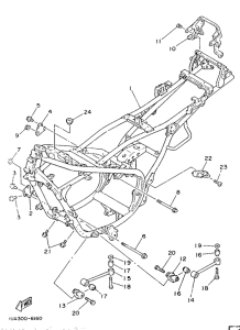 RD350LC (37KW) Рама